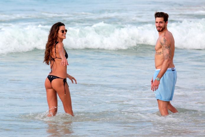 Izabel Goulart en Kevin Trapp.