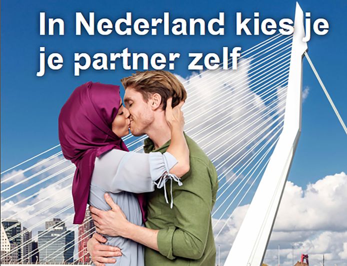 Poster gemeente Rotterdam: In Nederland kies je je partner zelf