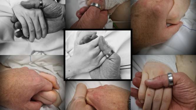 Louk deelt elke dag een foto van verstrengelde handen met zoon (18) in coma: ‘Misschien kan er een wonder gebeuren’