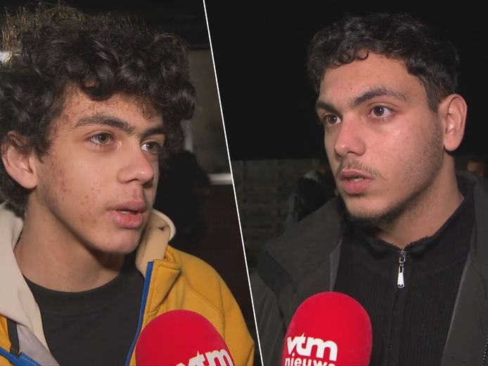 Zain en Yazan. de zonen van omgekomen cameraman Samer Abu Daqqa.