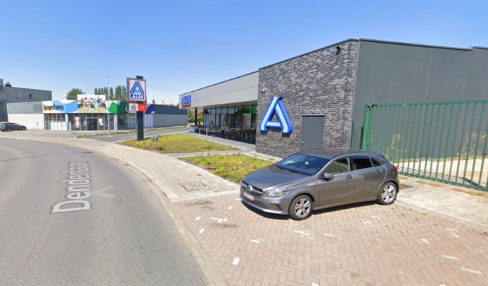 De supermarkt Aldi in de Denderlaan in Willebroek