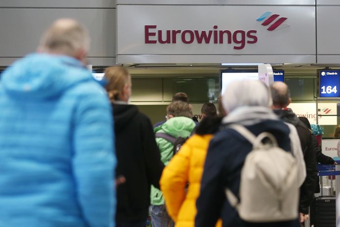 Eurowings schrapte vrijdag al 16 vluchten.