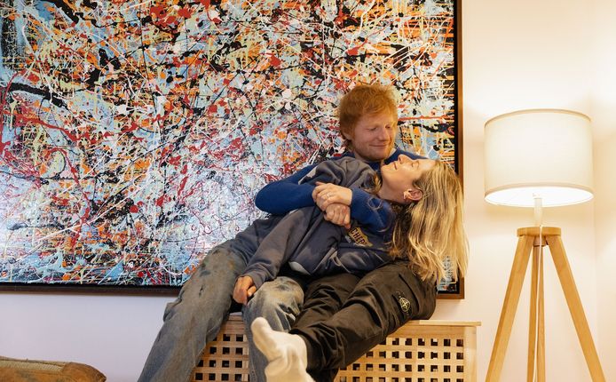 Ed Sheeran en zijn vrouw Cherry in 'The Sum of It All'.