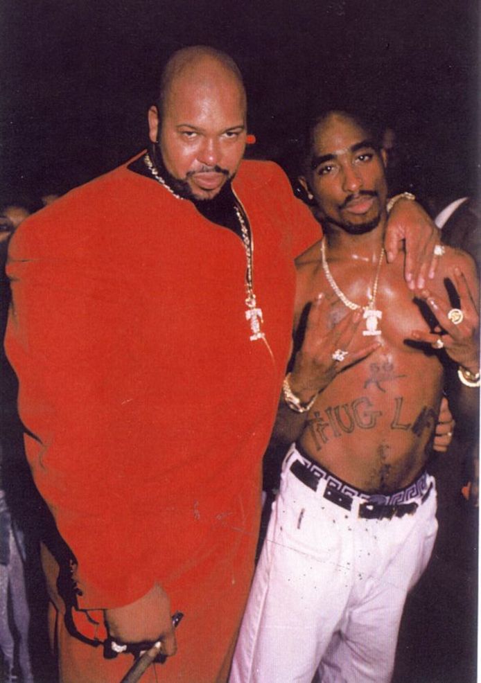 Tupac en Suge Knight.
