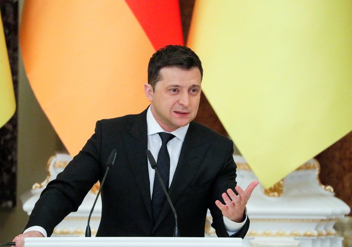 Le président ukrainien Volodymyr Zelensky.