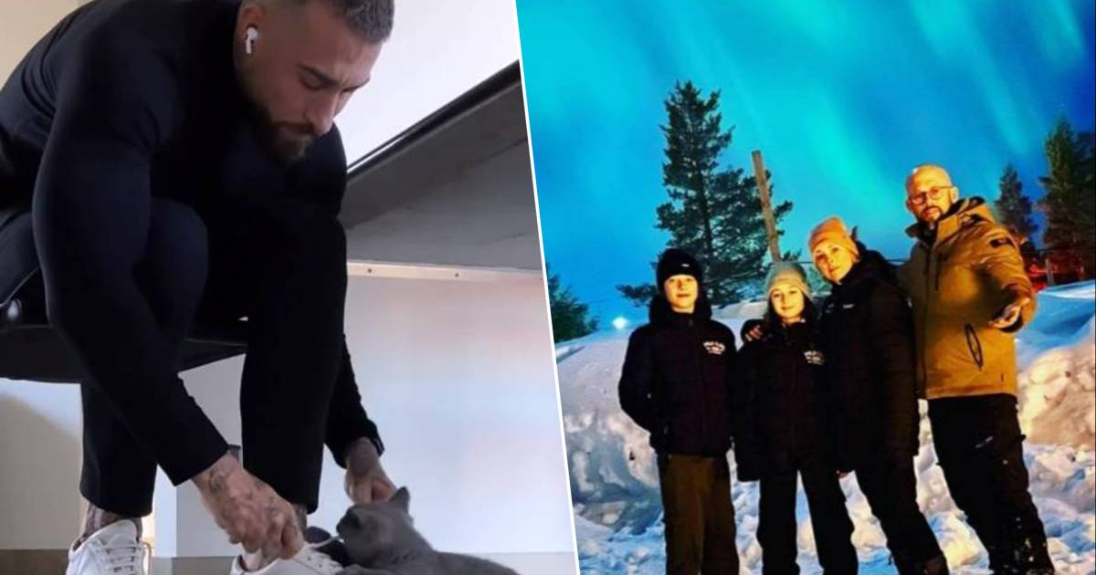 VB 24/7.  gattino – Fabrizio Zinnaridis che gioca con i suoi piedi e Stav Coppins e la sua famiglia ammirano l’aurora boreale |  mondo dello spettacolo
