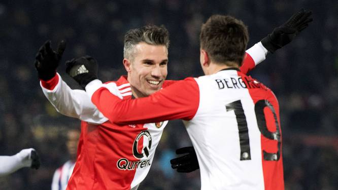 Feyenoord heeft weer wat lucht dankzij scherpe Van Persie en Berghuis