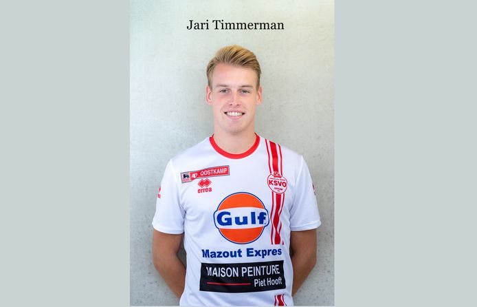 Jari Timmerman probeert zich na een blessure opnieuw in de ploeg te knokken.