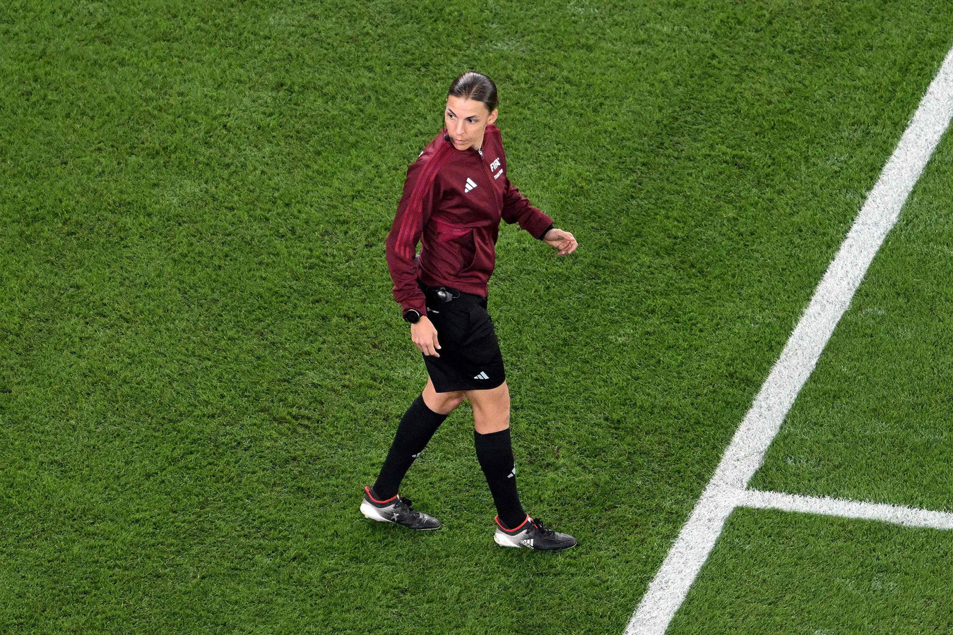 Stéphanie Frappart arbitrera Allemagne-Costa Rica jeudi soir.