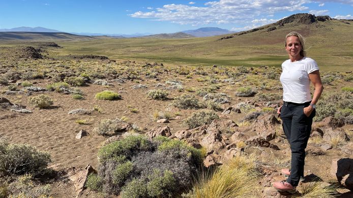 Floortje Dessing in Argentinië voor Floortje naar het einde van de wereld.