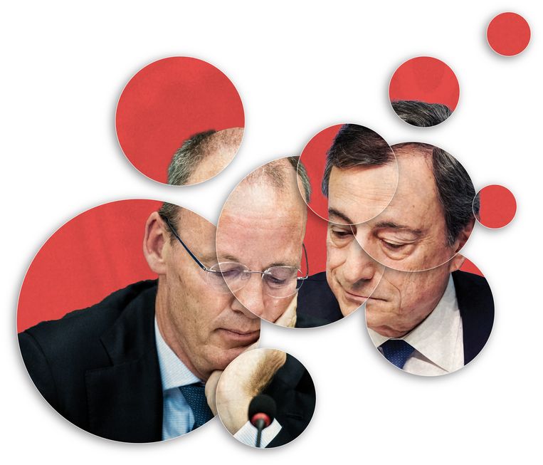 DNB-president Klaas Knot heeft al eerder aangegeven dat de noodsteun van de Europese Centrale Bank wel afgebouwd kan worden.  Beeld Brechtje Rood
