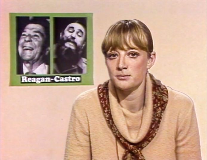 Martine Tanghe tijdens de beginjaren van haar carrière.