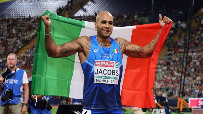 Marcell Jacobs sacré champion d'Europe du 100 m