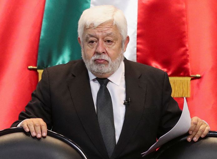 Jaime Maussan au Congrès mexicain, ce mardi 13 septembre.