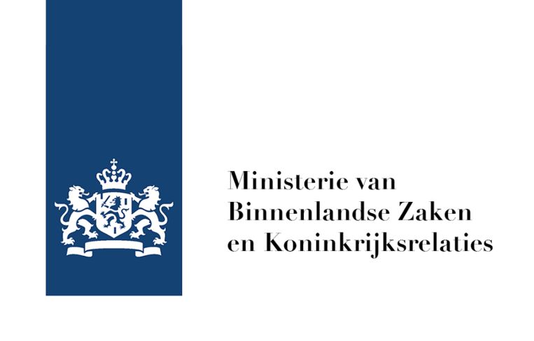Logo Ministerie van Binnenlandse Zaken en Koninkrijksrelaties Beeld 