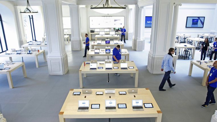 Apple Store Amsterdam Is Favoriet Van Apple Baas Tim Cook Het Parool