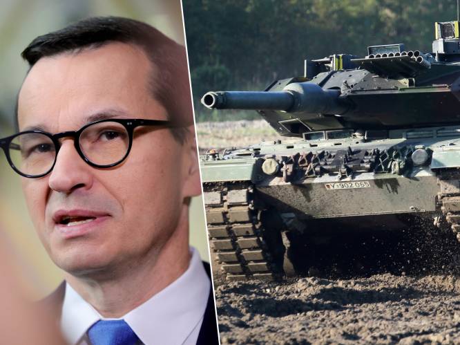 Poolse premier: “We kunnen Leopard 2-tanks naar Oekraïne sturen, met of zonder Duitse toestemming”