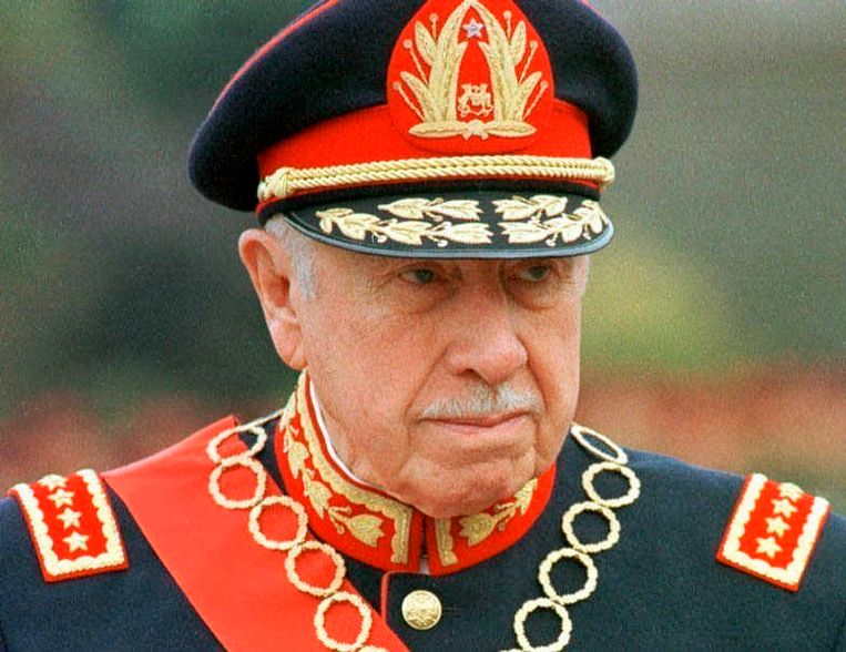 Archiefbeeld. Generaal Augusto Pinochet, voormalig dictator van Chili. (10/03/1998) Beeld AP