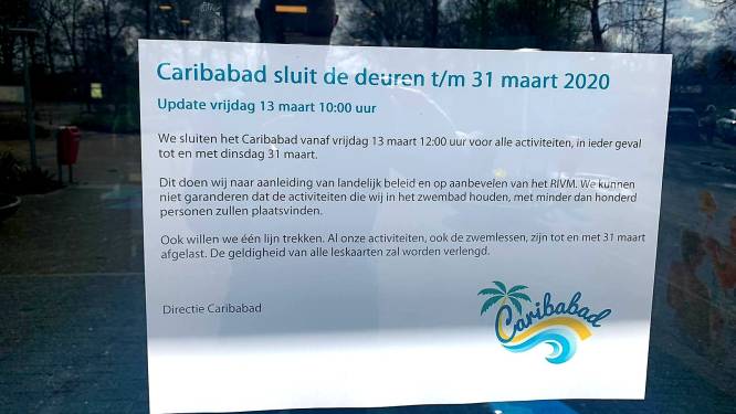 Caribabad en sporthallen in Gorinchem dicht, AquaAltena blijft wel open