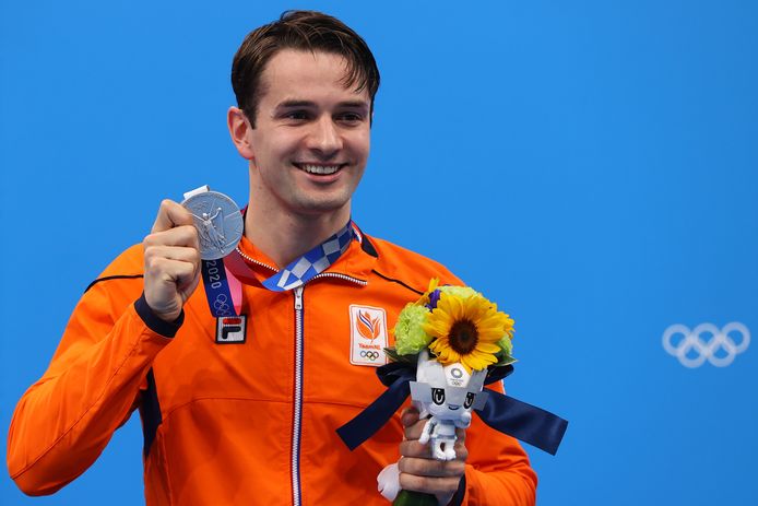Zilver: Arno Kamminga (zwemmen, 200m schoolslag, mannen)