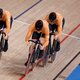 Baanrenners maken favorietenrol waar en pakken op indrukwekkende wijze goud op teamsprint