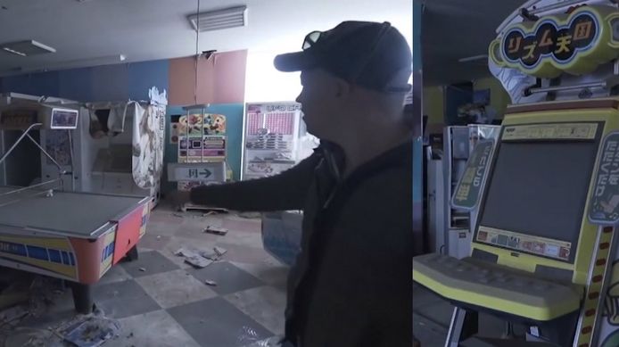 Op een laag kernneerslag na, ligt de speelhal er onveranderd bij.