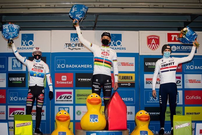 Vorig jaar won Mathieu Van der Poel in Antwerpen, Eli Iserbyt werd tweede, Thomas Pidcock derde. Die laatste zou ook dit weekend weer zijn wederoptreden maken in de Scheldecross.