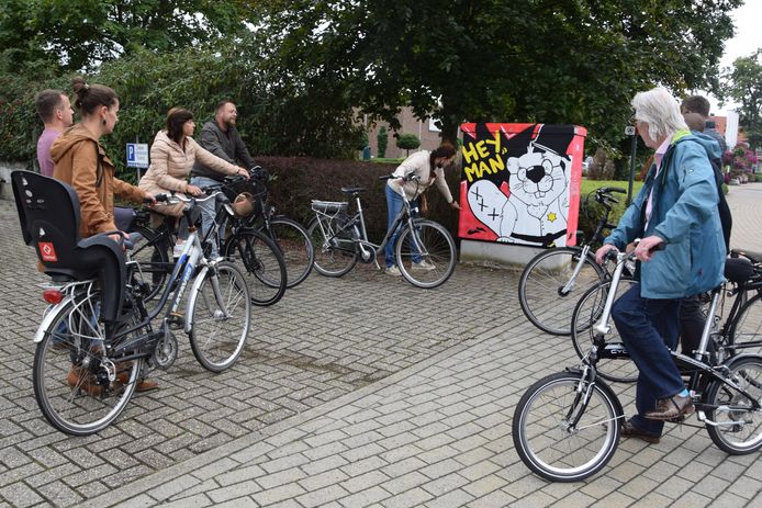 Hey Man! aan het Burgemeester Heymansplein van Mirthe Martens en Jonathan Thijs.