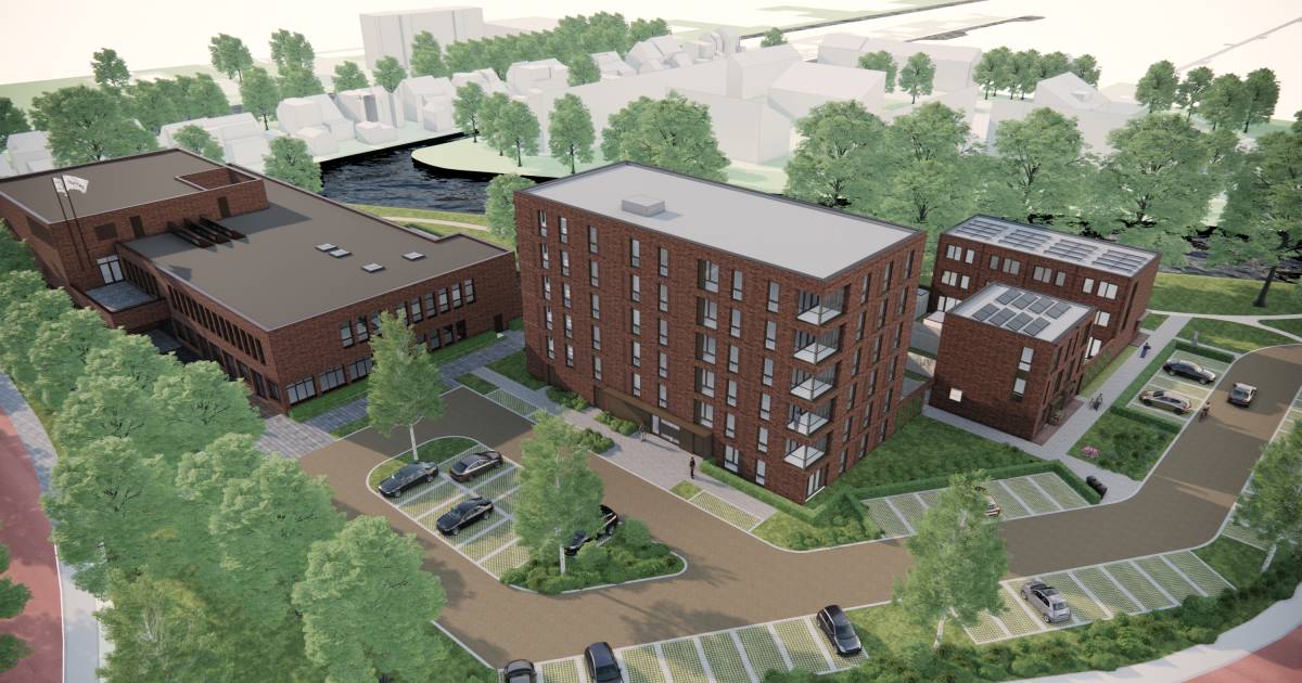 Bewoners Crabbehof tegen nieuwbouw Drechtster College: ‘We kijken straks tegen een blinde muur aan’ 