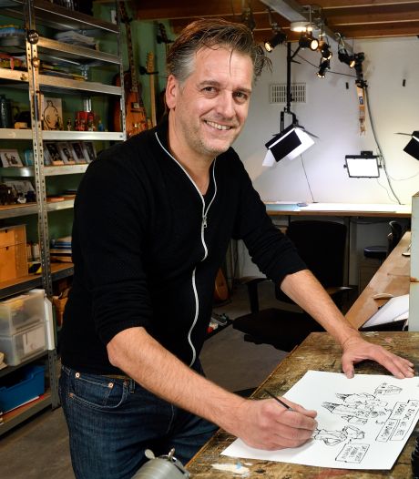 Martijn (49) uit Barneveld wilde als jochie maar één ding: illustrator worden, en het is hem gelukt (en hoe)
