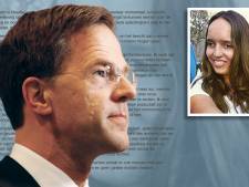 Roosendaalse Noortje (21) overdonderd door mega-aandacht na brief aan Rutte: 'Ik denk niet dat hij reageert'