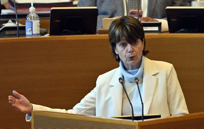 Valérie De Bue, ministre wallonne de la Fonction Publique (MR)