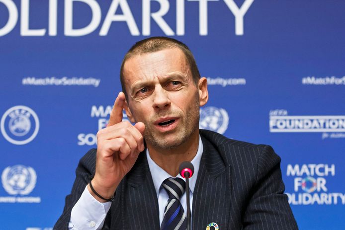 UEFA-voorzitter Aleksander Ceferin.