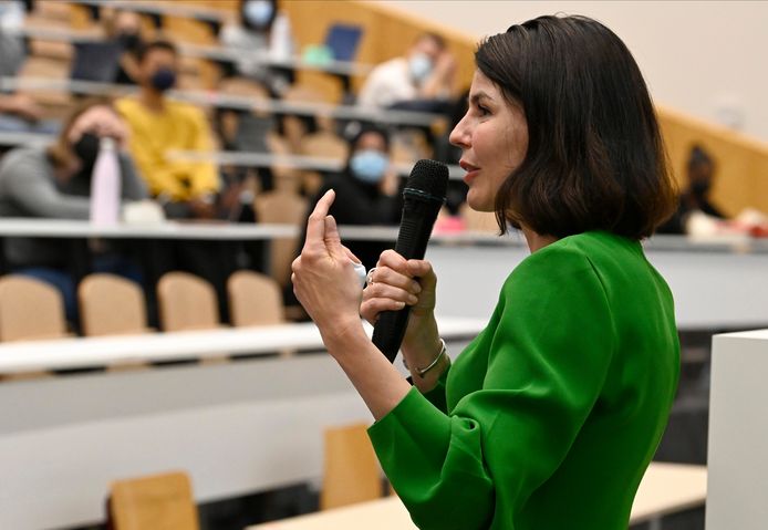 Minister van Hoger Onderwijs van de Franse gemeenschap Valérie Glatigny (MR).