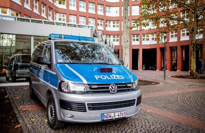 Archiefbeeld van Duitse politiecombi