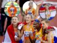 De Nederlandse medaillewinnaars op de WK Atletiek.