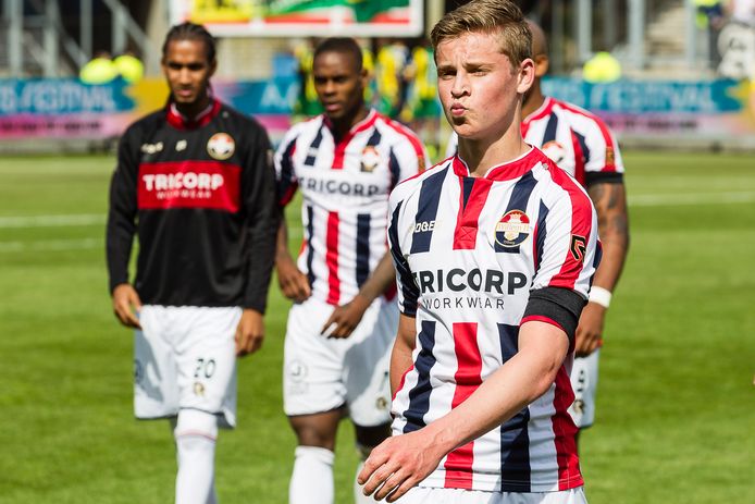 Frenkie de Jong in het shirt van Willem II.