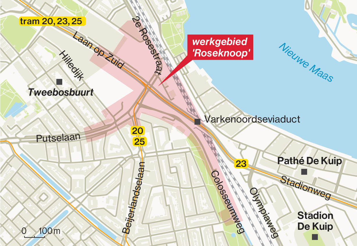 Belangrijk knooppunt gaat anderhalf jaar dicht en dat gaat heel