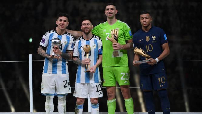 Naast Messi en Mbappé vallen ook Enzo Fernandez en Emiliano Martinez in de prijzen na WK-finale