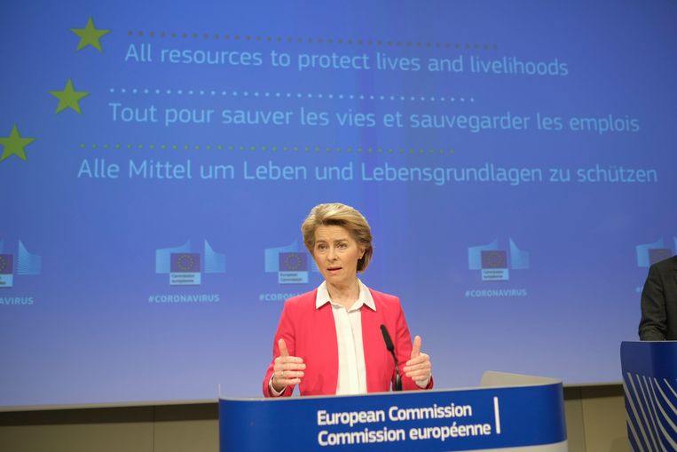 Archive image.  President of the European Commission Ursula von der Leyen.  (04/02/2020)
