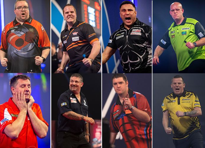 WK darts vier kwartfinales, vier voorspellingen en álle cijfers