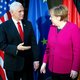 Waar Pence in München een sterke westerse orde ziet, vraagt Merkel zich openlijk af of die orde instort