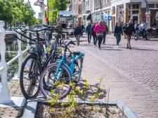 Delft wisselt parkeerplaatsen langs gracht in voor fietsenrekken: ‘Dit is geen oplossing’