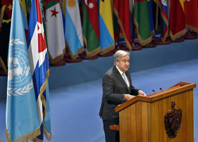 Antonio Guterres, secrétaire général de l'Onu