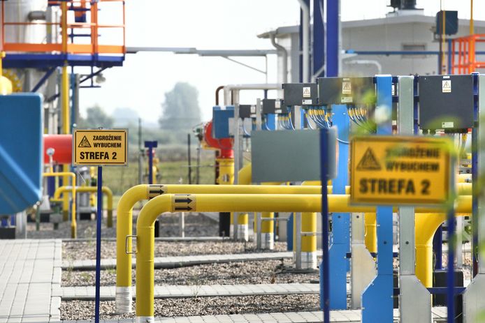 Инсталация на полската държавна компания за газ и петрол PGNiG в Косово.