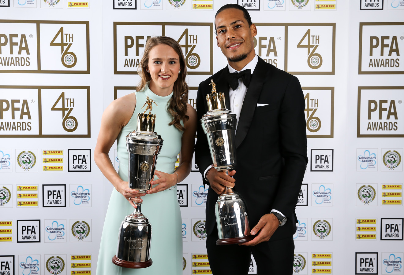 Van Dijk En Miedema Verkozen Tot Speler Van Het Jaar In Engeland Foto Destentor Nl