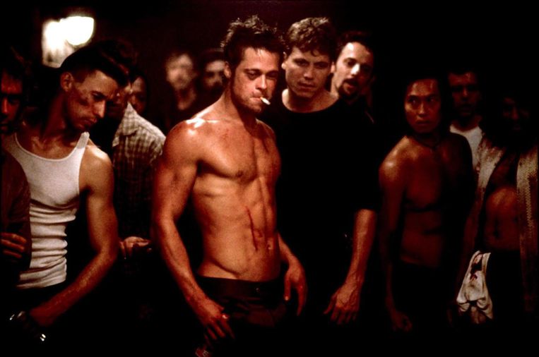 Brad Pitt in Fight Club Beeld  
