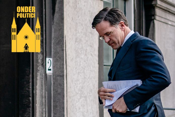 Mark Rutte (VVD) arriveert op het Binnenhof voor een tweede gesprek met informateur Herman Tjeenk Willink.
