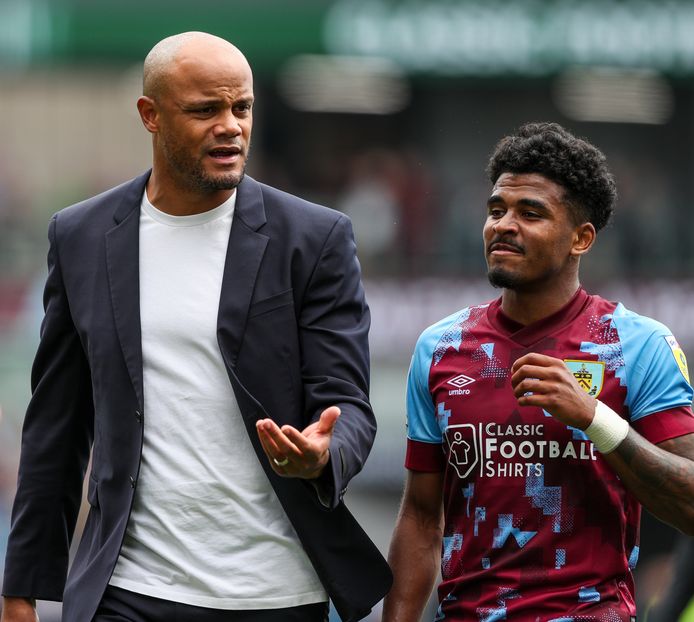 Vincent Kompany and Ian Maatsen.