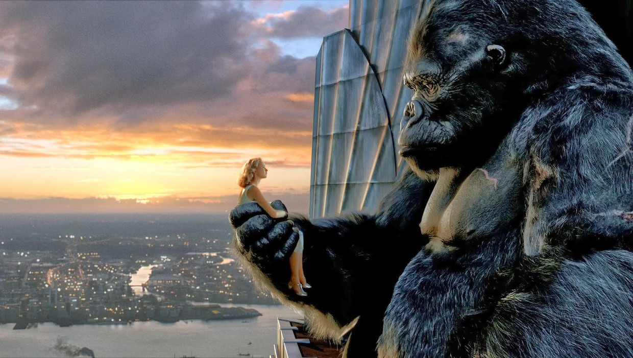 Naomi Watts en Andy Serkis in King Kong. Beeld  